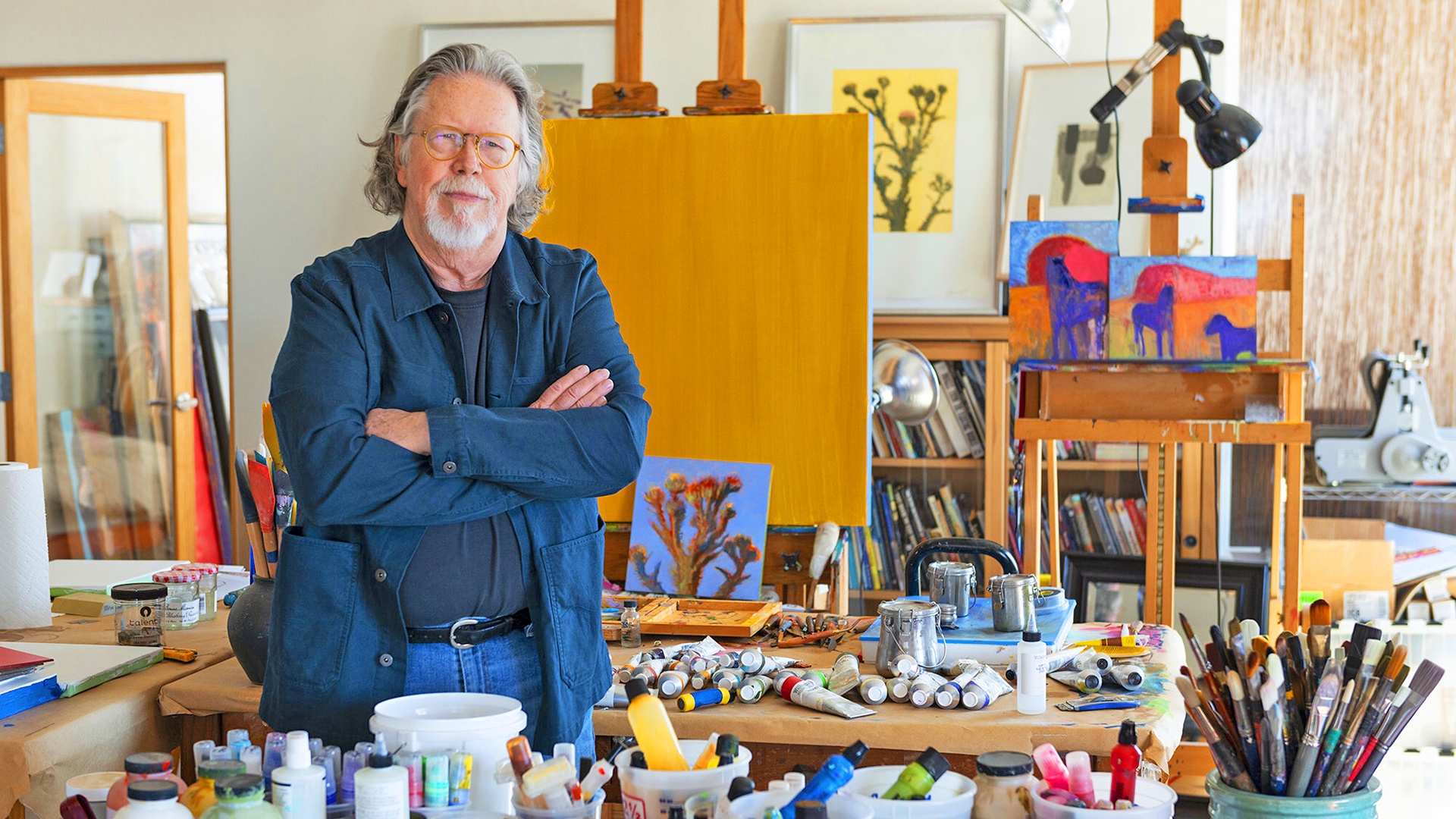 Paintings and monotypes by Phil Garrett on view at Wilkinson ART Gallery in Greenville SC.